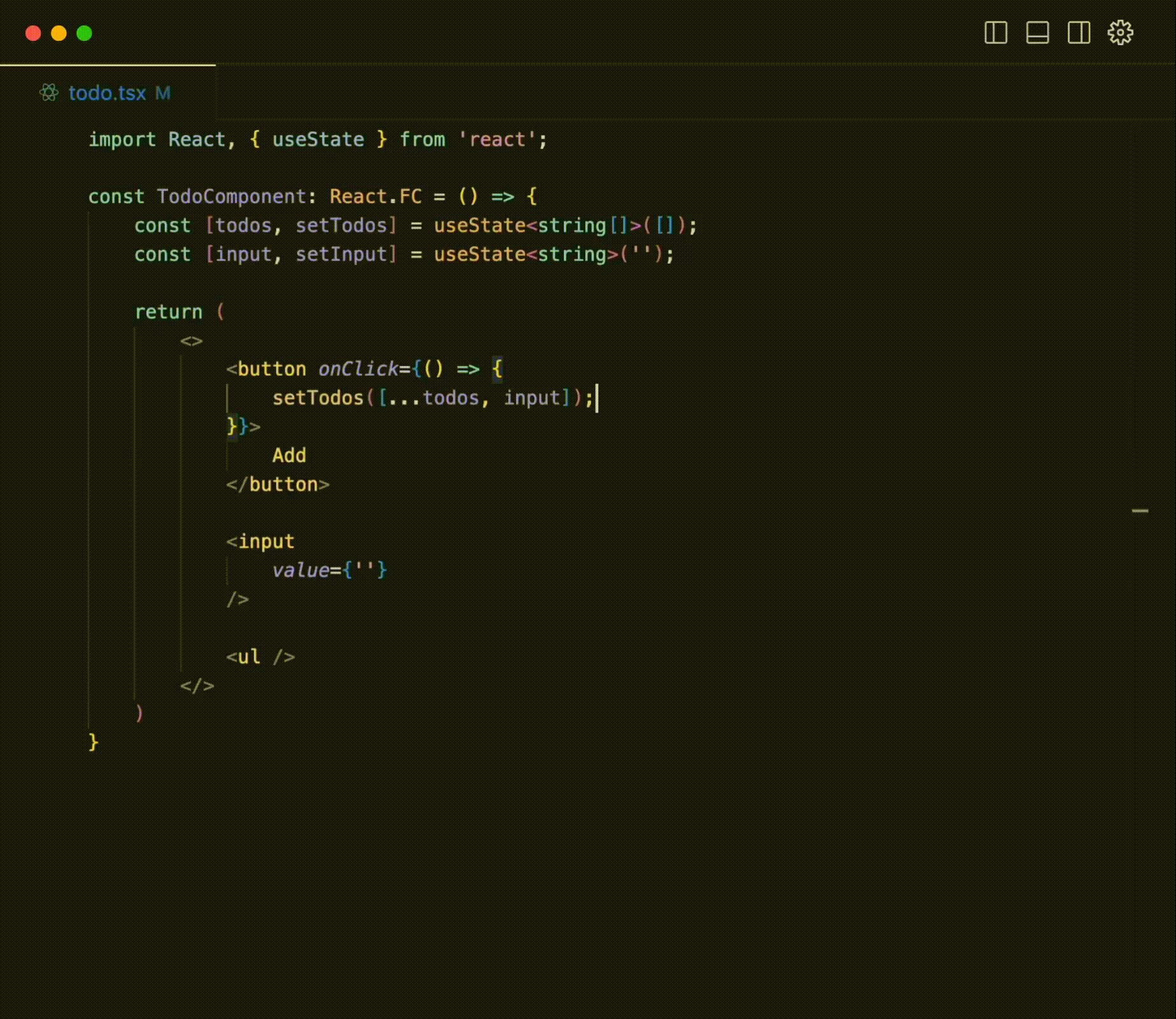 GIF of a developer highlighting a block of code in Cursor, typing a command, and the entire function being replaced with clean, commented code in a single action.