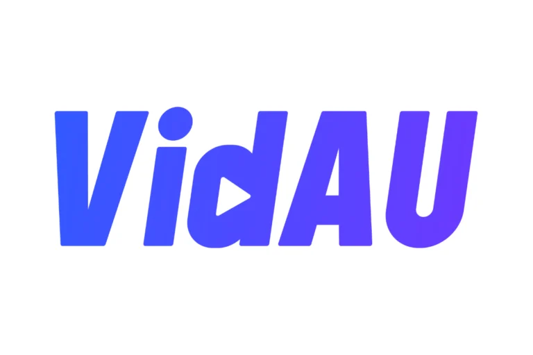 vidau logo in purple color