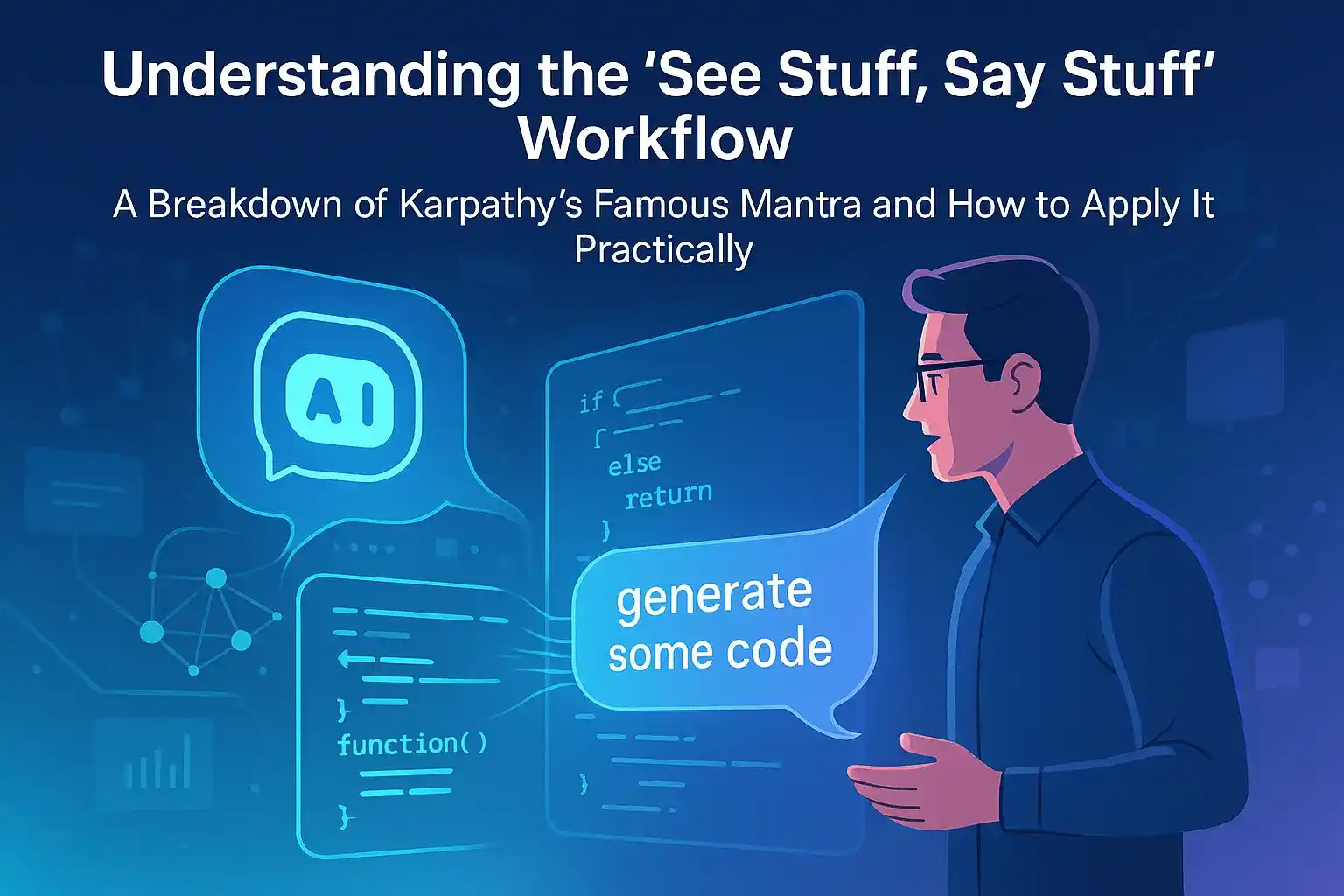 Understanding the see stuff, say stuff workflow