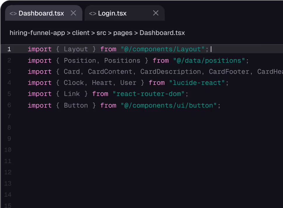 File tree showing full code ownership in Pythagora