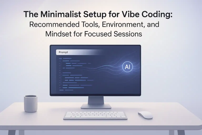 Minimalist setup for vibe coding