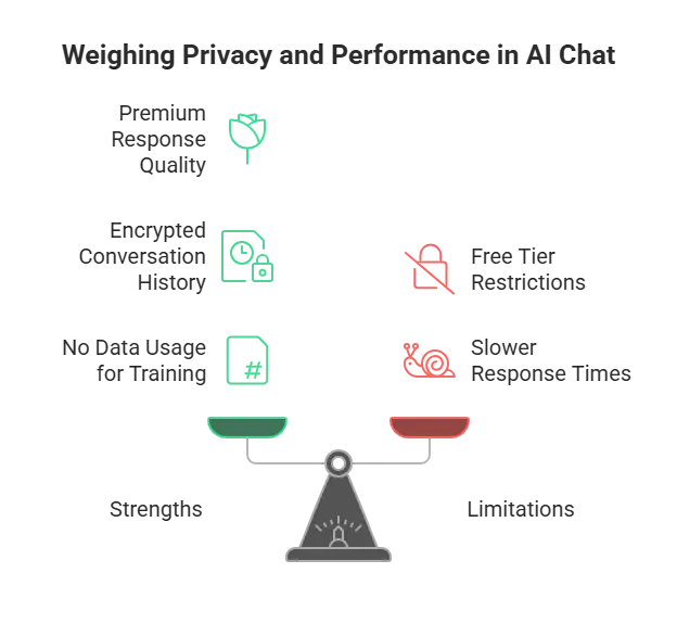 CamoCopy AI Chat Interface with Privacy Features