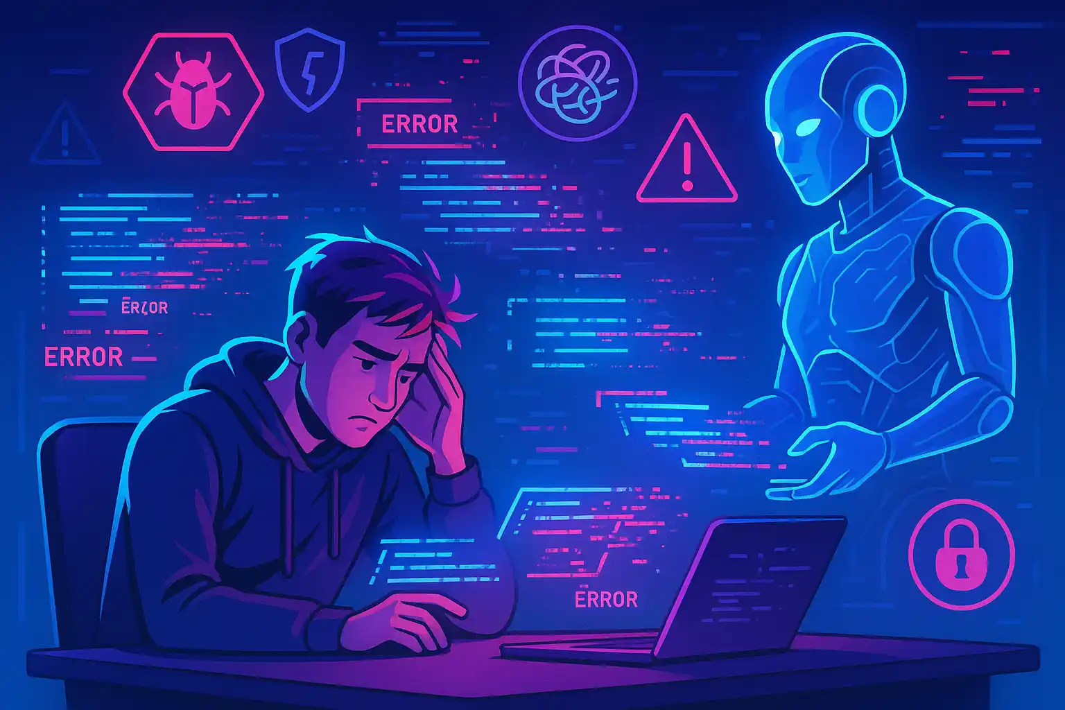 Futuristic Coding Struggles