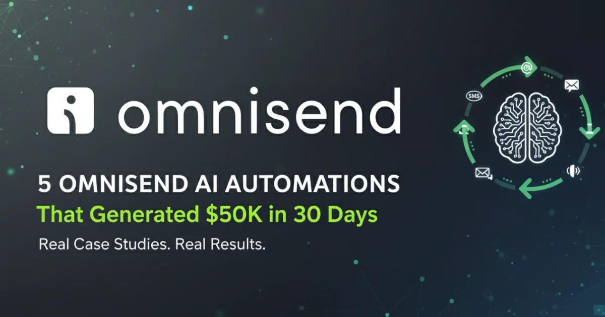 Omnisend real case 2025