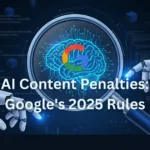 Ai content penalties googles 2025 rules